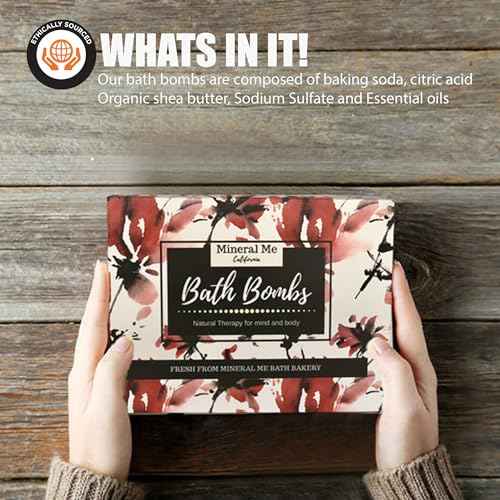 Bath Bombs for Women Relaxing with Inspirational Messages, 12 Natural and Organic Bath Bombs with Essential Oils & Skin Moisturizing Shea Butter. Stocking Stuffers Christmas Gifts for Wife Girlfriend