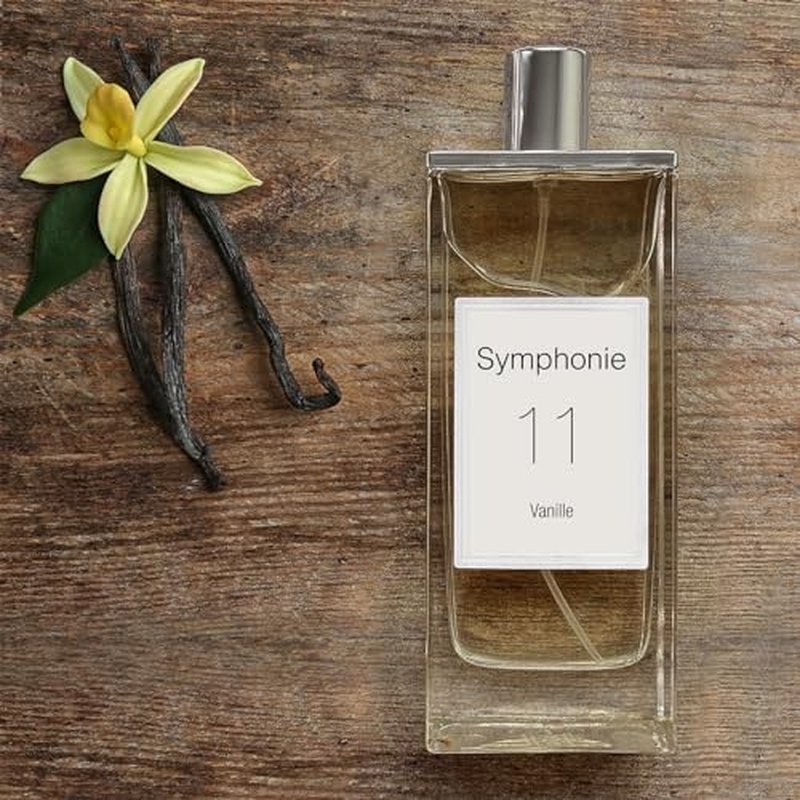 EVAFLORPARIS SYMPHONIE 11 Vanille Eau de Parfum for Women ? Gourmand Vanilla & Spicy Notes with Pink Pepper, Jasmine and Sandalwood ? Timeless Fragrance ? Made in France 3.4 Fl Oz