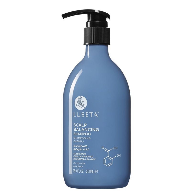 Luseta Scalp-Balancing Shampoo - Anti-Dandruff Formula with Salicylic Acid | 16.9 Fl Oz