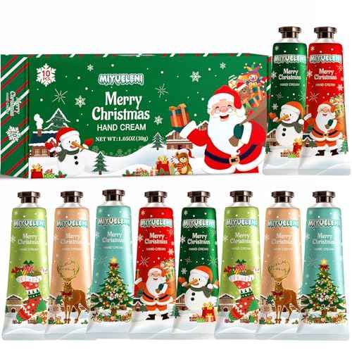 10 Pack Christmas Hand Lotion Gifts Set£¬Moisturizing Hand Cream for Women, Mini Travel Size Holiday Gifts, Stocking Stuffers & Bulk Gifts for Christmas Appreciation 30ml