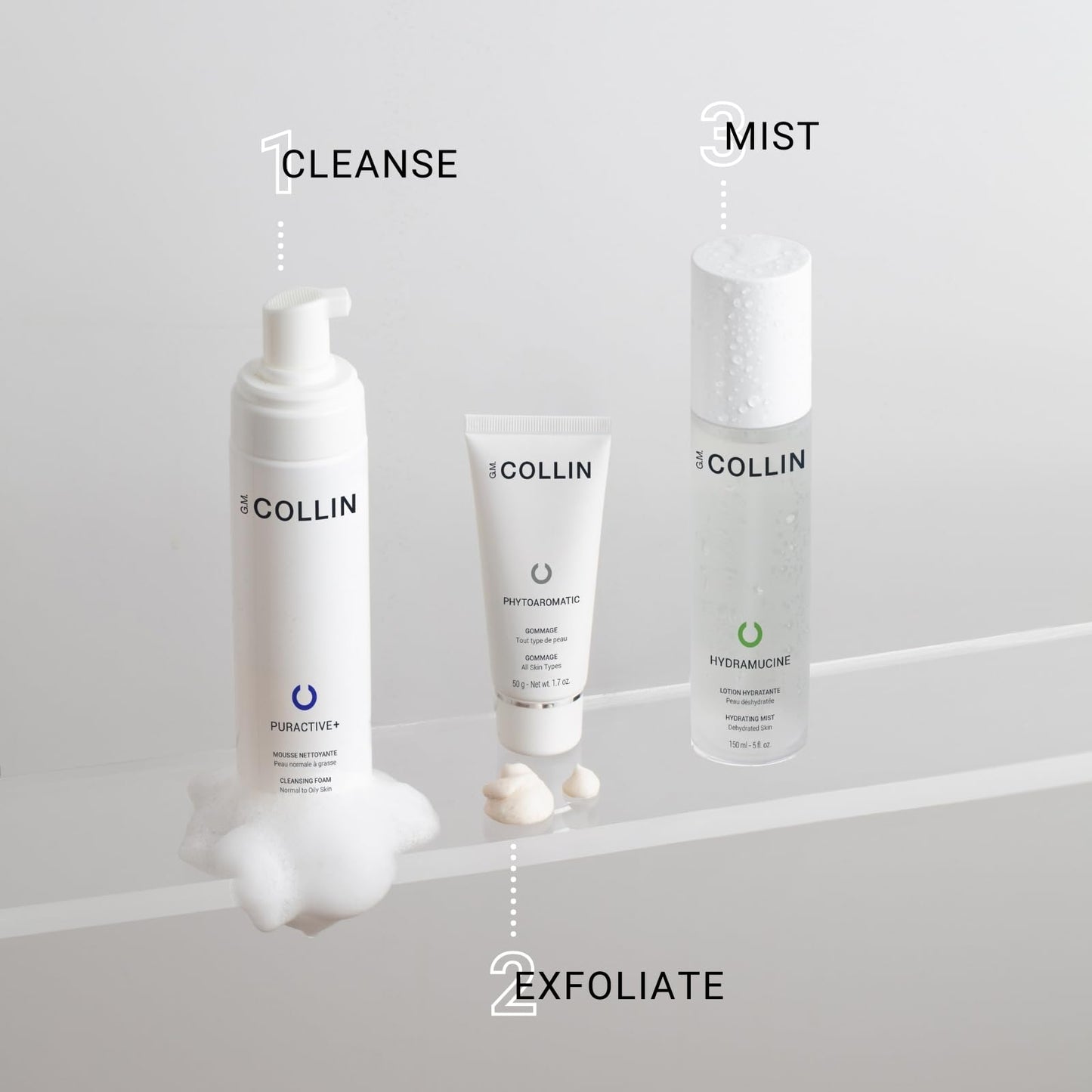 G.M. COLLIN Hydramucine Hydrating Mist | Gentle Daily Face Mist Spray | Skin Moisturizer for a Dewy Glow