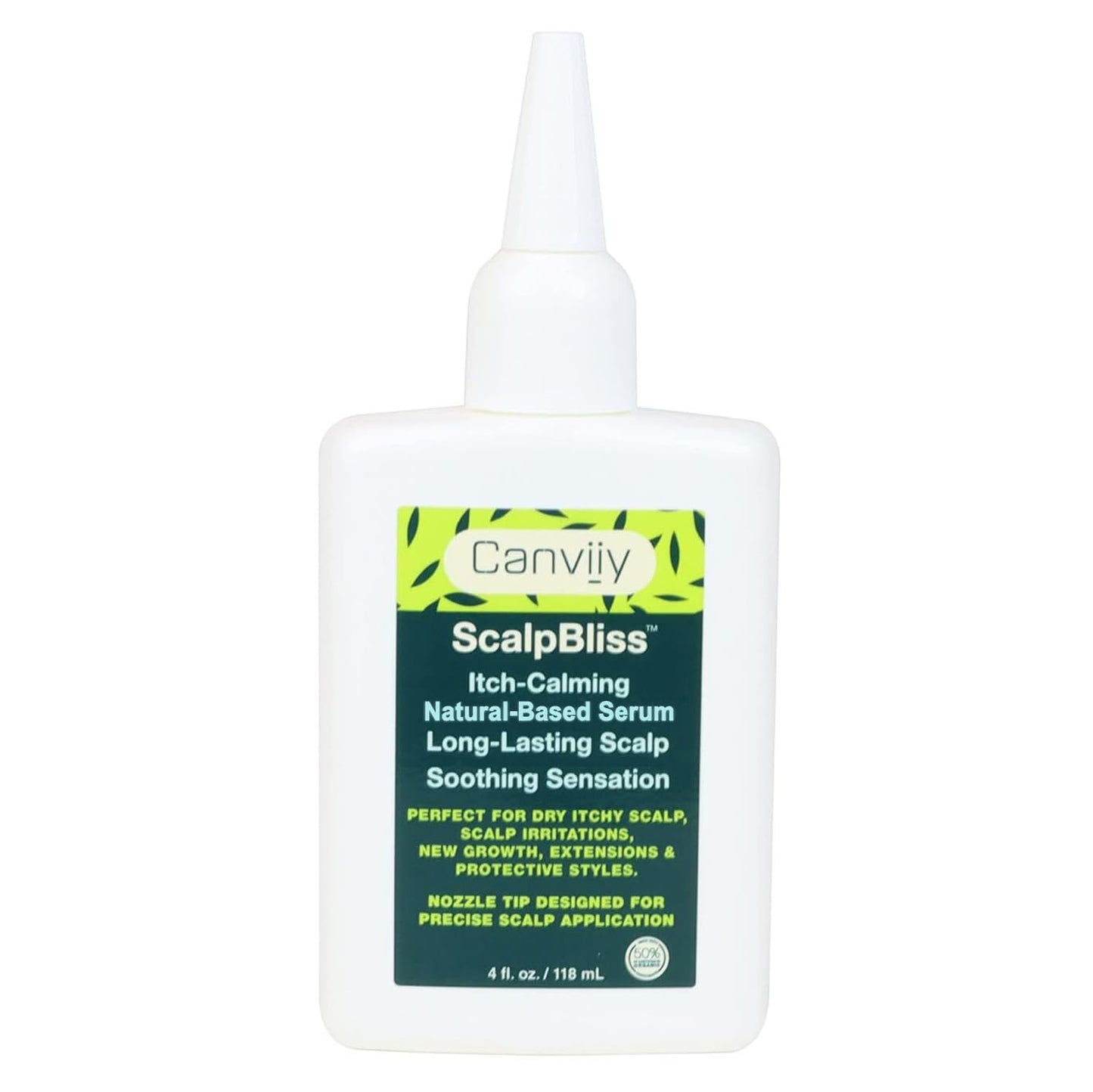 Canviiy ScalpBliss Itch-Calming Serum, Long-Lasting Soothing Scalp Moisturizer for Dry itchy Scalp, Enriched with Aloe Vera, Witch Hazel, Manuka Honey and Peppermint Oil