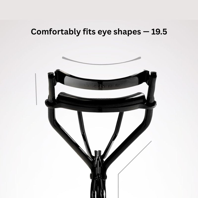 SOO ADOR okhee SO-OK Lash Curler 19.5 – No-Pinch Eyelash Curler with Gentle 19.5 Curve for Precise, Pain-Free Curling – Professional Lash Tool Designed by Korea’s Top Makeup Artist