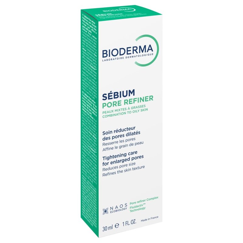 Bioderma Sébium Pore Refiner Cream - Pore Minimizer & Makeup Primer for Oily, Acne-Prone Skin | 1.01 oz