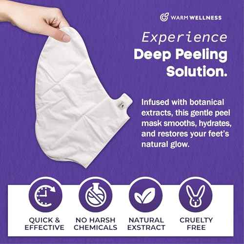 Foot Peeling Mask ? Lavender Exfoliating Treatment Booties for Callus Removal & Renewal of Dry, Cracked Feet ? Dermatologist-Inspired Moisturizing Spa Therapy for Men & Women (Lavender 2 Pairs)