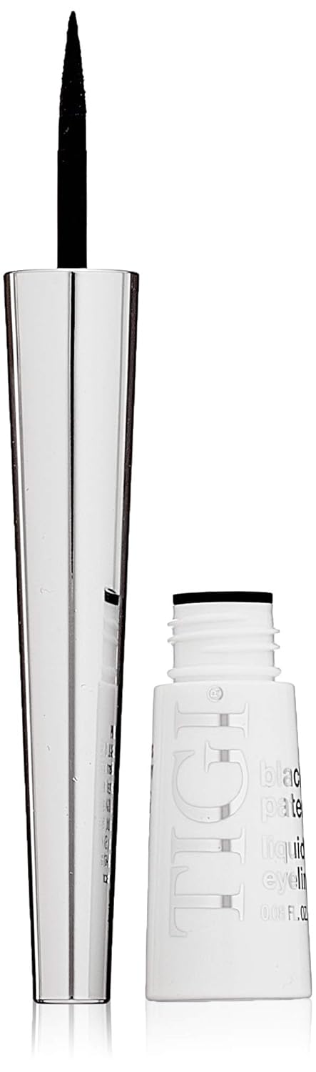 TIGI Cosmetics Black Patent Liquid Eyeliner - Long-Lasting, Smudge-Proof Formula | 0.08 Fl Oz