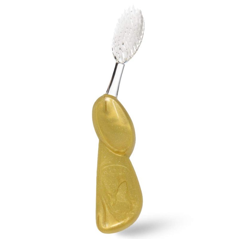 RADIUS Big Brush With Replaceable Head, Right Hand, Gold, Marble, Ice (3 Pack), 3 Count