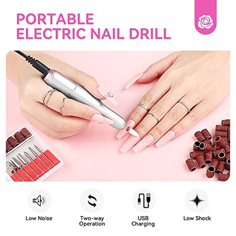 SAVILAND Acrylic Nail Kit with Everything: Professional Complete Acrylic Nail Set for Beginners with Monomer Liquid Gel Nail Polish U V Nail Light Gift for Women