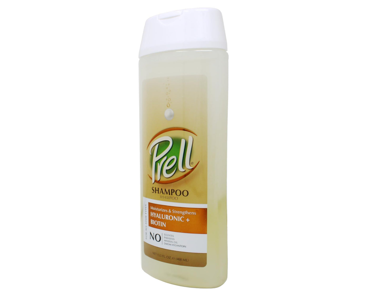 Prell Hyaluronic + Biotin Moisturizes & Strengthens Shampoo for All Hair Types 13.5 fl.oz