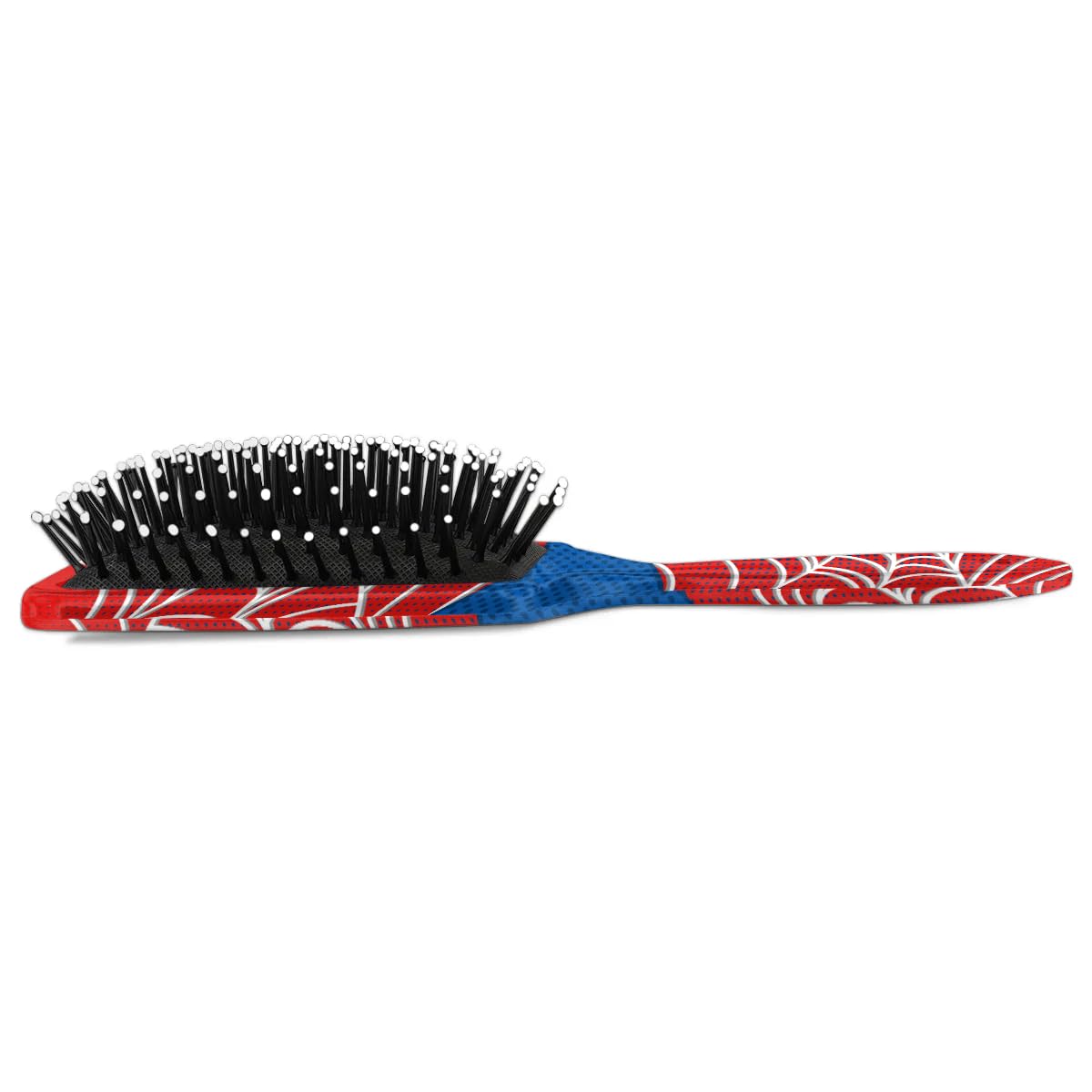 Kids Detangler Hair Brush - Spider Web Design for Boys & Girls | Smooths Wet & Dry Thin, Long, Curly Hair