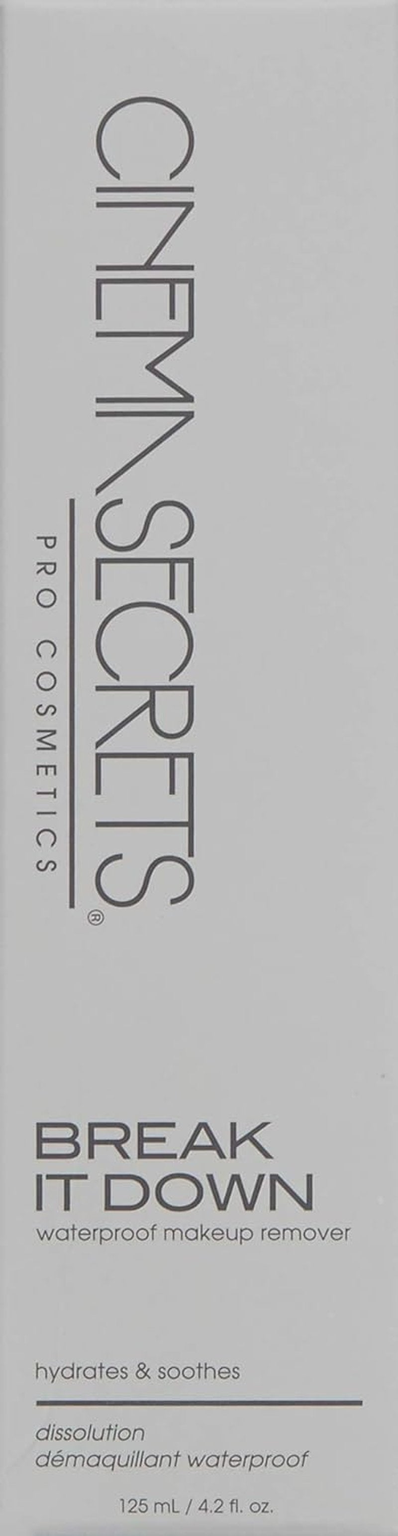 Cinema Secrets Break It Down Makeup Remover - Dual-Phase Hydrating Cleanser for Long-Wear Makeup | Soothing & Paraben-Free