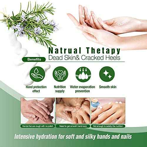 Epielle Nourishing Hand Mask 6 Pairs, Deep Moisturizing Gloves for Dry, Cracked Hands, Self Care Gifts for Women, Spa Kit, Stocking Stuffers, Thanksgiving Essentials