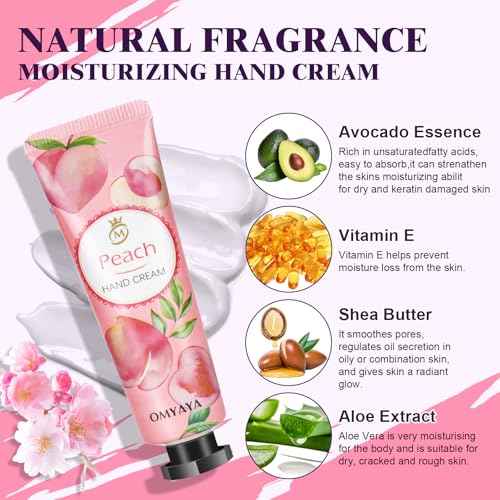 120 Pack Hand Cream Gift Set, Travel Size Lotion, Mini Hand Creams, Teacher Appreciation Gifts, Hand Cream for Dry Cracked Hands, Bulk Christmas Gifts for Coworkers Adults Women Nurse