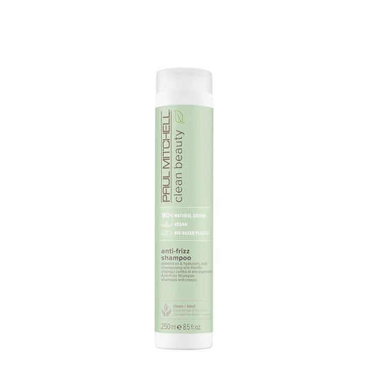 Paul Mitchell Clean Beauty Anti-Frizz Shampoo - Smooths Textured Hair & Calms Frizz | 10 oz