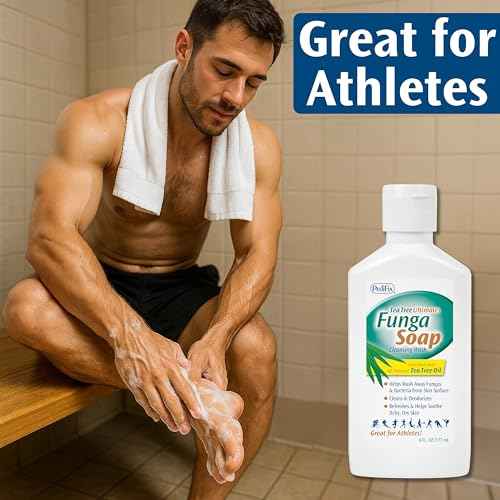 PediFix FungaSoap Tea Tree Cleansing Wash ? Antifungal Body Wash & Foot Soap ? All-Natural Tea Tree Oil Cleanser for Athlete¡¯s Foot, Ringworm, Jock Itch, Body Odor & Fungus - 6 fl. oz