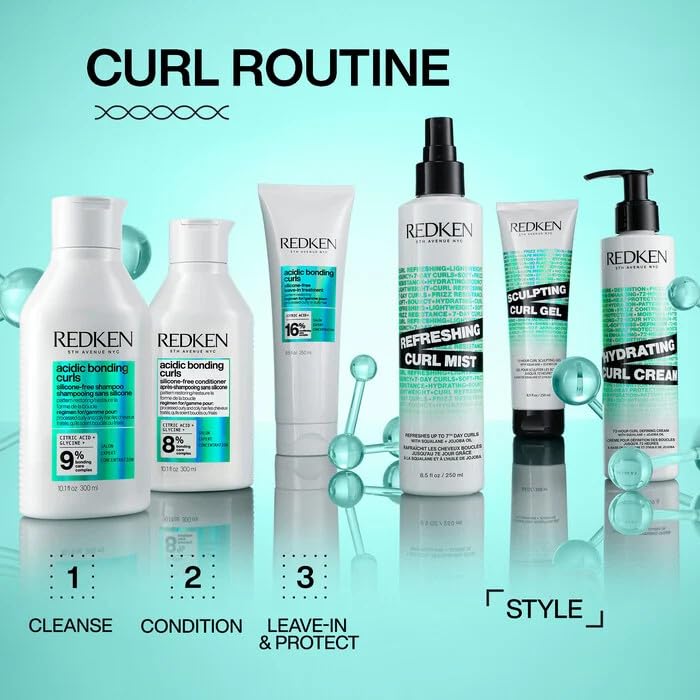 Redken Hydrating Curl Cream - 72-Hour Curl Definition & Heat Protection | Hydrates & Reduces Frizz