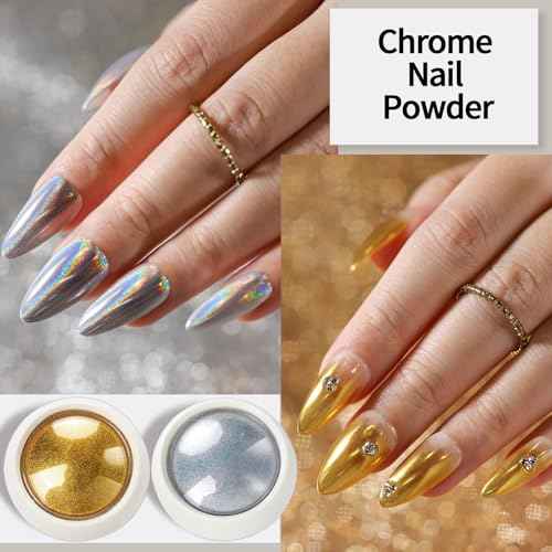 FANDAMEI Nail Art Kit, Nail Design Kit, Nail Brushes, Nail Decorations For Nail Art, Rhinestones For Nails, Nail Stickers, Pearl Chrome Nail Powder, Chrome Powder For Nails, Nail Design Tools