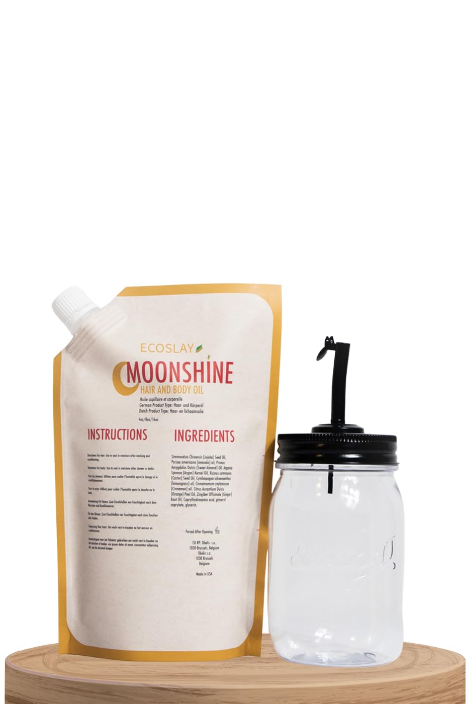 Ecoslay Moonshine and Pour Spout Bundle