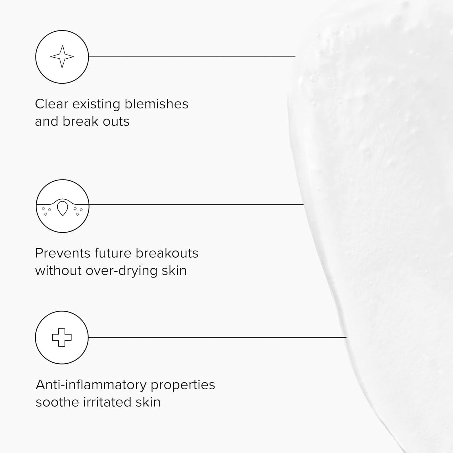 Acne Cleanser - Oil-Free Salicylic Acid Face Wash for Clear Skin | 6 oz