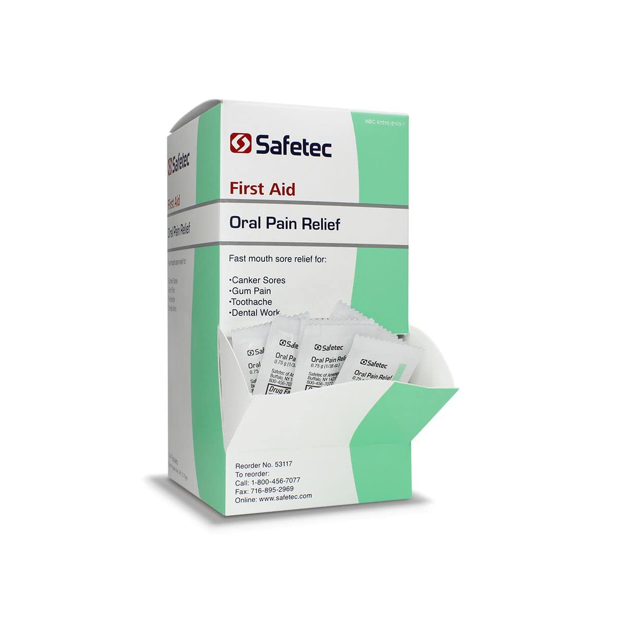 Oral Pain Relief, 0.75 Gram Packets (Box of 144)
