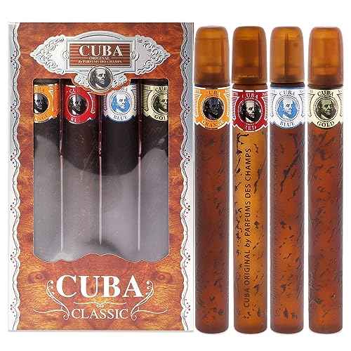Cuba By Cuba for Men Gift Set, 4 Count