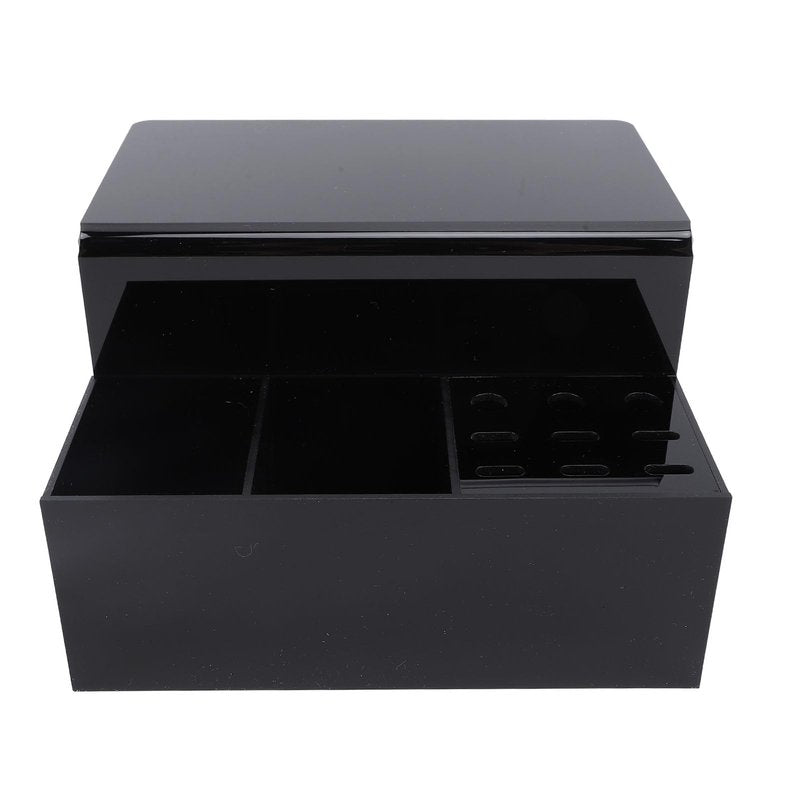 Yosoo Acrylic Eyelash Extension Pillow Shelf Stand, Organizer with 9 Compartments for Eyelash Salons, Eyelash Extension Pillow Shelf Stand Training Schools Eyelash Extension Pillow (Black)