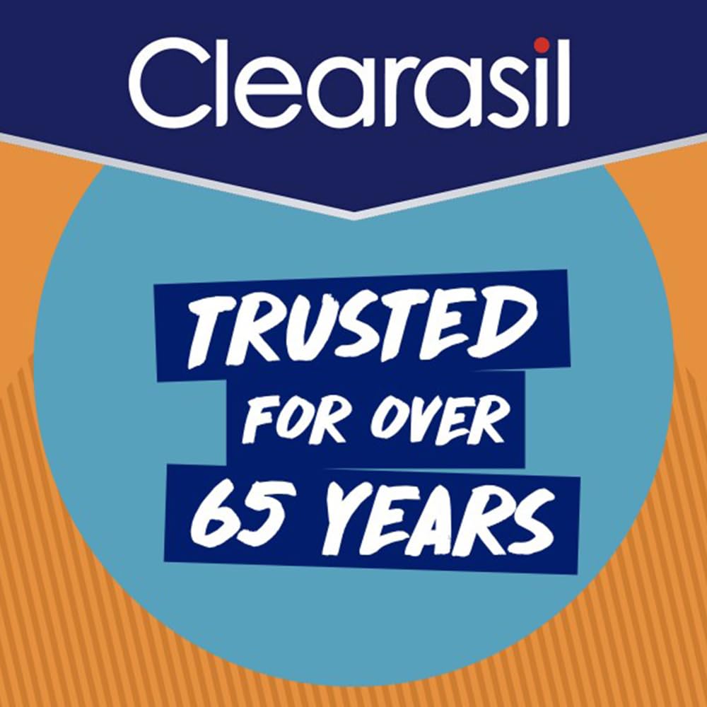 Clearasil Stubborn Acne Control 5in1 Exfoliating Wash 6.78 fl. oz., Reduces Blocked Pores, Pimple S (Pack of 5),6.78 Fl Oz (Pack of 5)