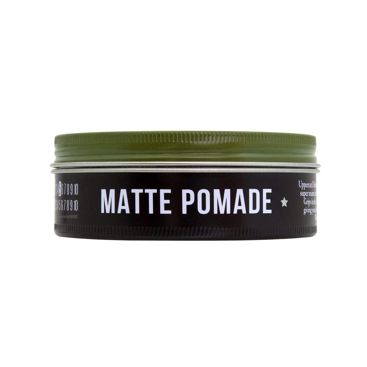 UPPERCUT DELUXE Matte Pomade for Men – Medium Hold, No Shine, Water-Based Hair Styling Cream, Easy Wash Out, Natural Matte Finish, 3.5 oz / 100 g