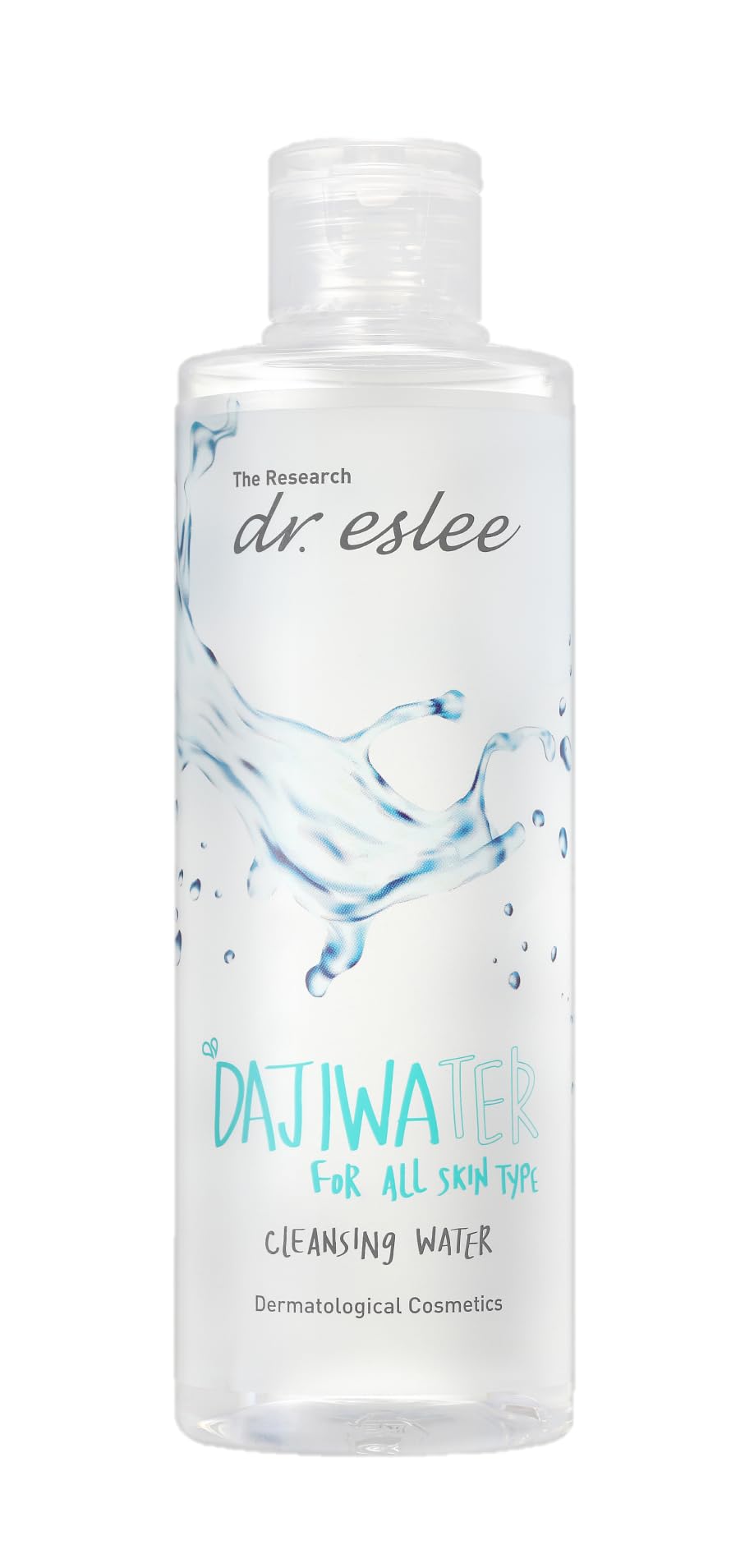 Dr Eslee Cleansing Water Daji Water 250ml – Mild and Gentle Dermatological Facial Cleanser for Makeup Removal | pH Balanced | Ideal for Sensitive & Damaged Skin | Korean Skincare