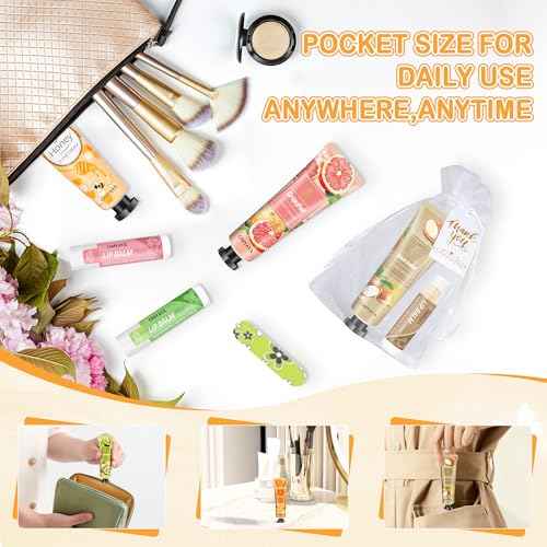 24 Sets Bulk Gifts For Women, Hand Cream Lotion, Lip Balm, Mini Nail Files Gifts Set with Organza Bags, Thank You Card, Baby Shower Bridal Wedding Favor for Guests, Christmas Gifts for Women