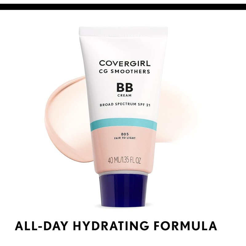 COVERGIRL Smoothers BB Cream - Lightweight Hydrating Formula with SPF 21 | 1.35 Oz, Light to Medium 810