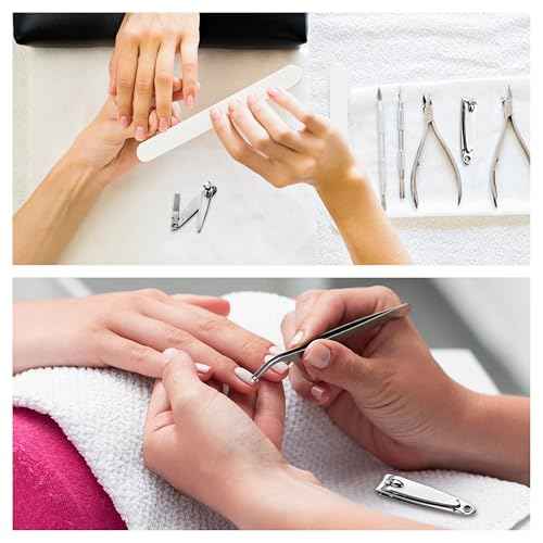 Bulk Nail Clippers with File - 50 Pack Multipack for Women & Men, Swing-Out Nail Cleaner, Mini Small Fingernail Clippers Attached Filer, Durable 2.36-Inch Clippers Bulk (50 Count)