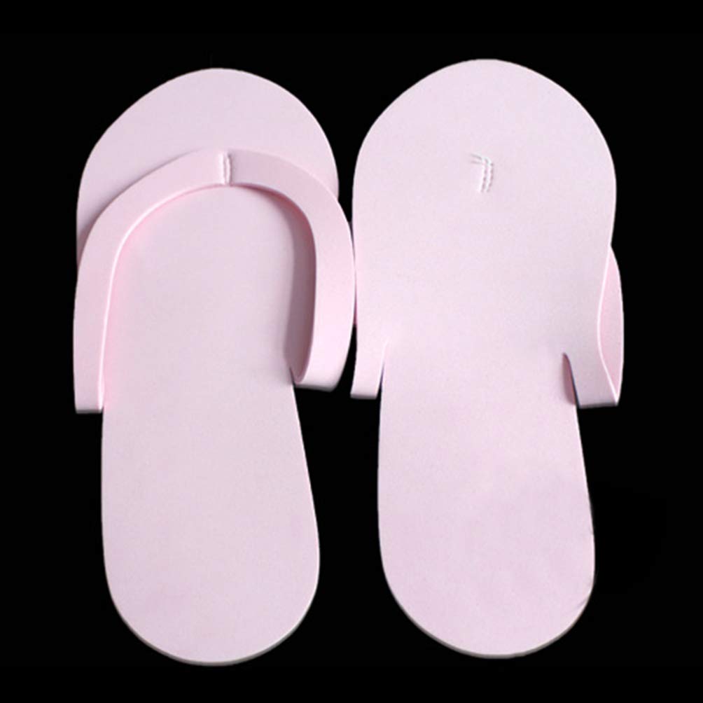 EXCEART 36 Pairs Disposable Foam Pedicure Slipppers Spa Flip Flops Foam Sandals Pedicure for Foot Spa Salon (Random Color)