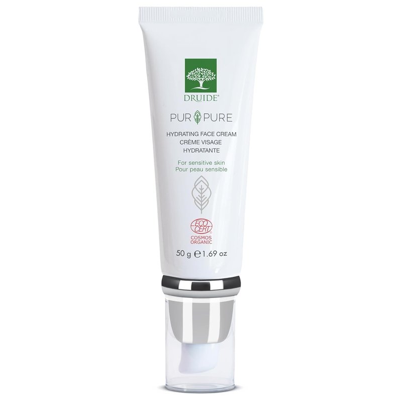 Laboratoires Druide Pur&Pure Hydrating Face Cream Care Organic Moisturizer Cream for Sensitive Skin Ultra-gentle Hypoallergenic – 50 g (1.69 oz) Fragrance-Free,skin soft, Made in Canada