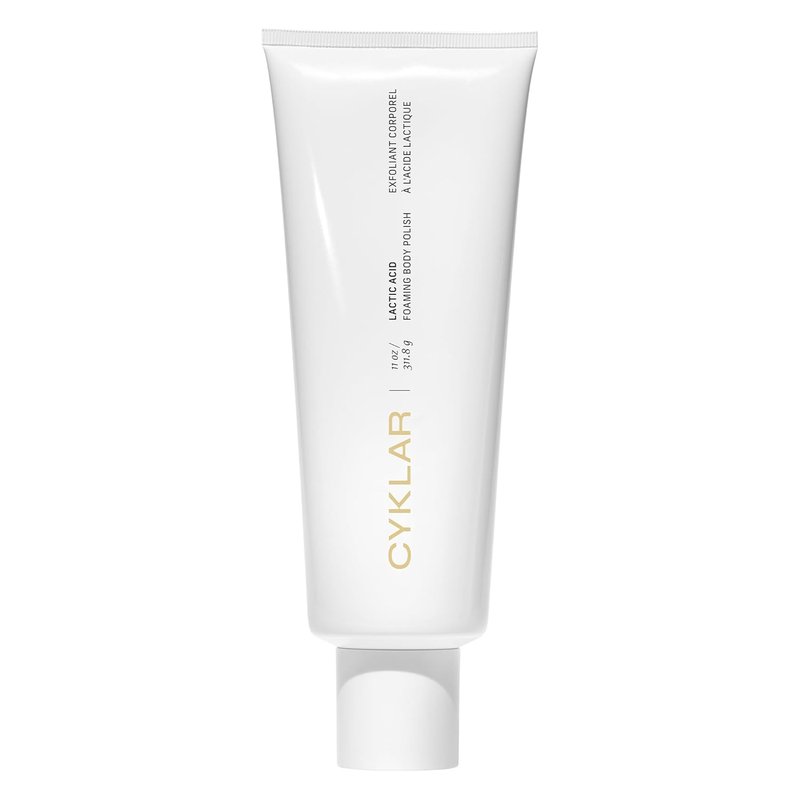 Lactic Acid Body Polish - Chemical Exfoliator with AHAs & Volcanic Pumice for Hydrated Skin | 11 fl oz