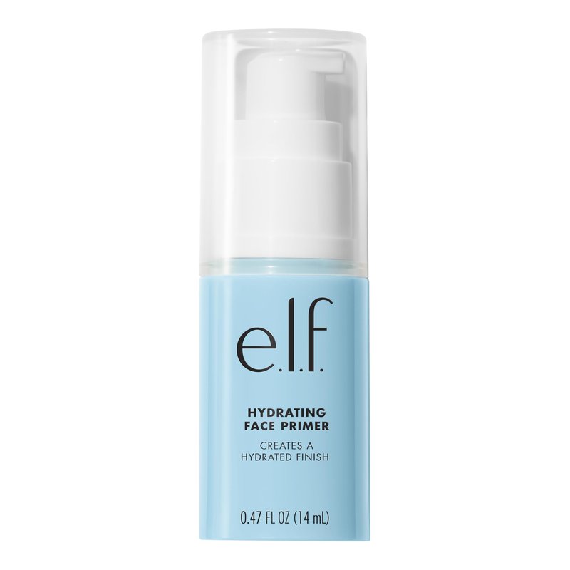 e.l.f. Hydrating Face Primer, Moisturizing Makeup Base, Smooths Pores & Fine Lines, Long-Lasting Wear, Preps Skin for Foundation Application, Small