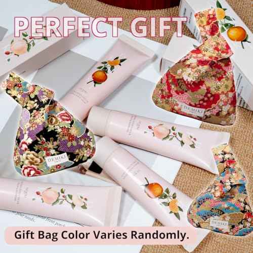 DEMIKI Shea Butter Hand Cream for Dry Cracked Hands, Birthday Gifts for Women, Bridesmaid Gifts, Nurse Gifts, Christmas Gifts, Party Favors, Hand Cream Gifts Set for Women, Travel Size1.7fl.oz x 2