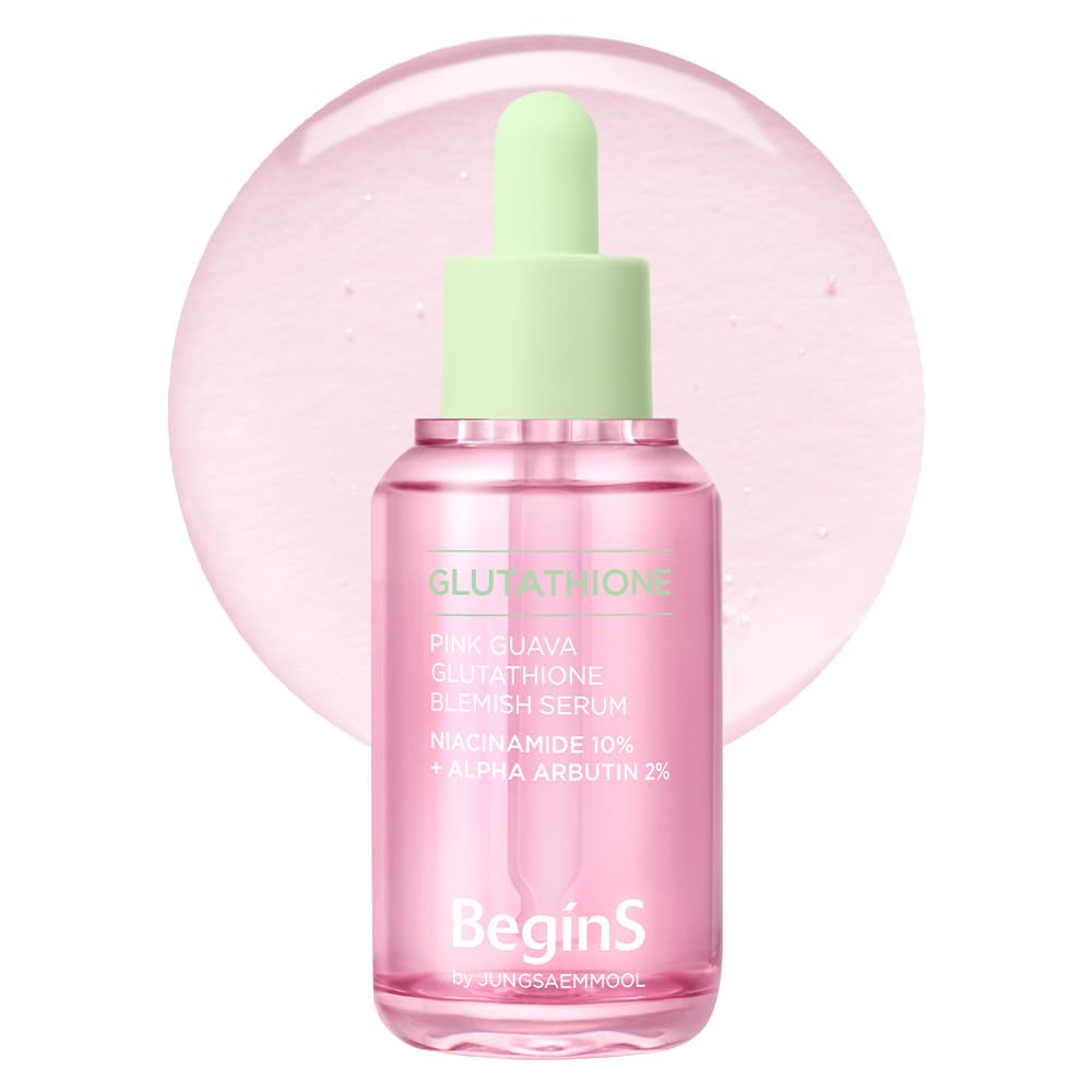 Pink Guava Glutathione Blemish Serum - Uneven Skin Tone Treatment with 99% Pure Glutathione & Niacinamide | 1.01 Fl Oz