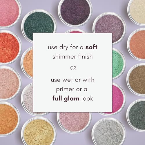 Matte Namaste: Light Purple Eyeliner & Eyeshadow, Cream Eyeshadow, Glitter & Shimmer Palette, Organic Makeup for Goth, Neutral, Smokey, Sparkle, Silver, Pink, Blue Tones