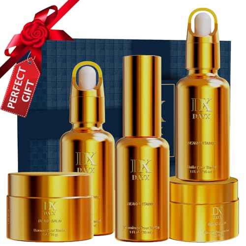 Beard Kit for Black Men: Beard Care Kit w/Balm, Oil & Vitamin Spray, All-Natural Ingredients for Men Grooming and Care, Ideal Fathers Day Birthday & Valentines Day Gifts for Him