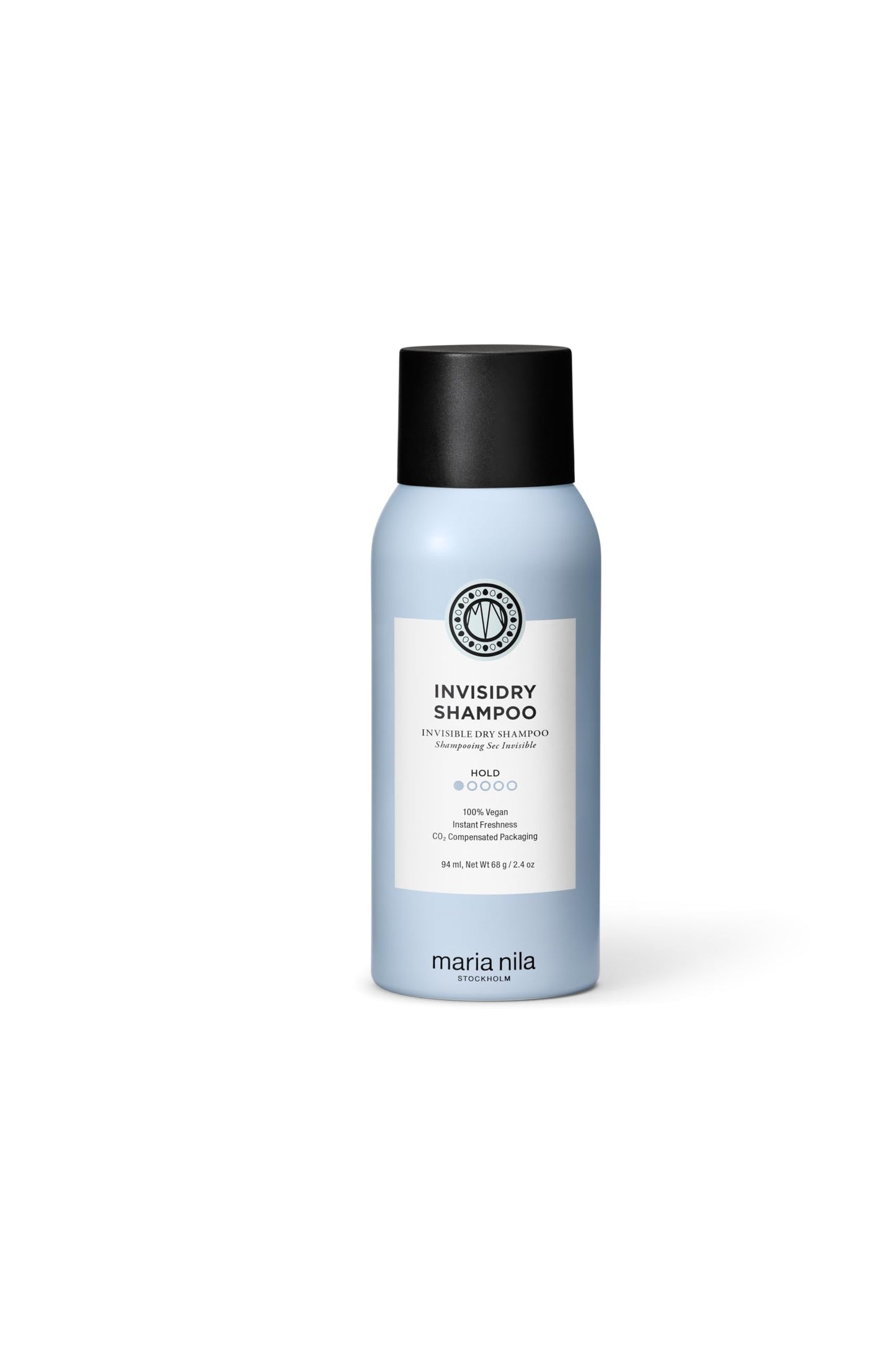 Maria Nila Invisidry Dry Shampoo, Freshens up Hair & Scalp, Leaves no trace of product, 100% Vegan & Sulfate/Paraben free, 2.4 Oz / 94 ml