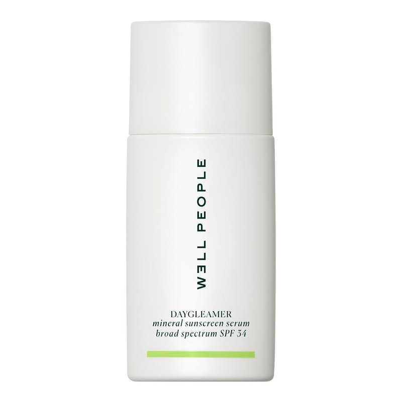 Well People Daygleamer Mineral Sunscreen Serum SPF 34 - Hydrating Formula with Vitamin C & Niacinamide | 1.7 Oz