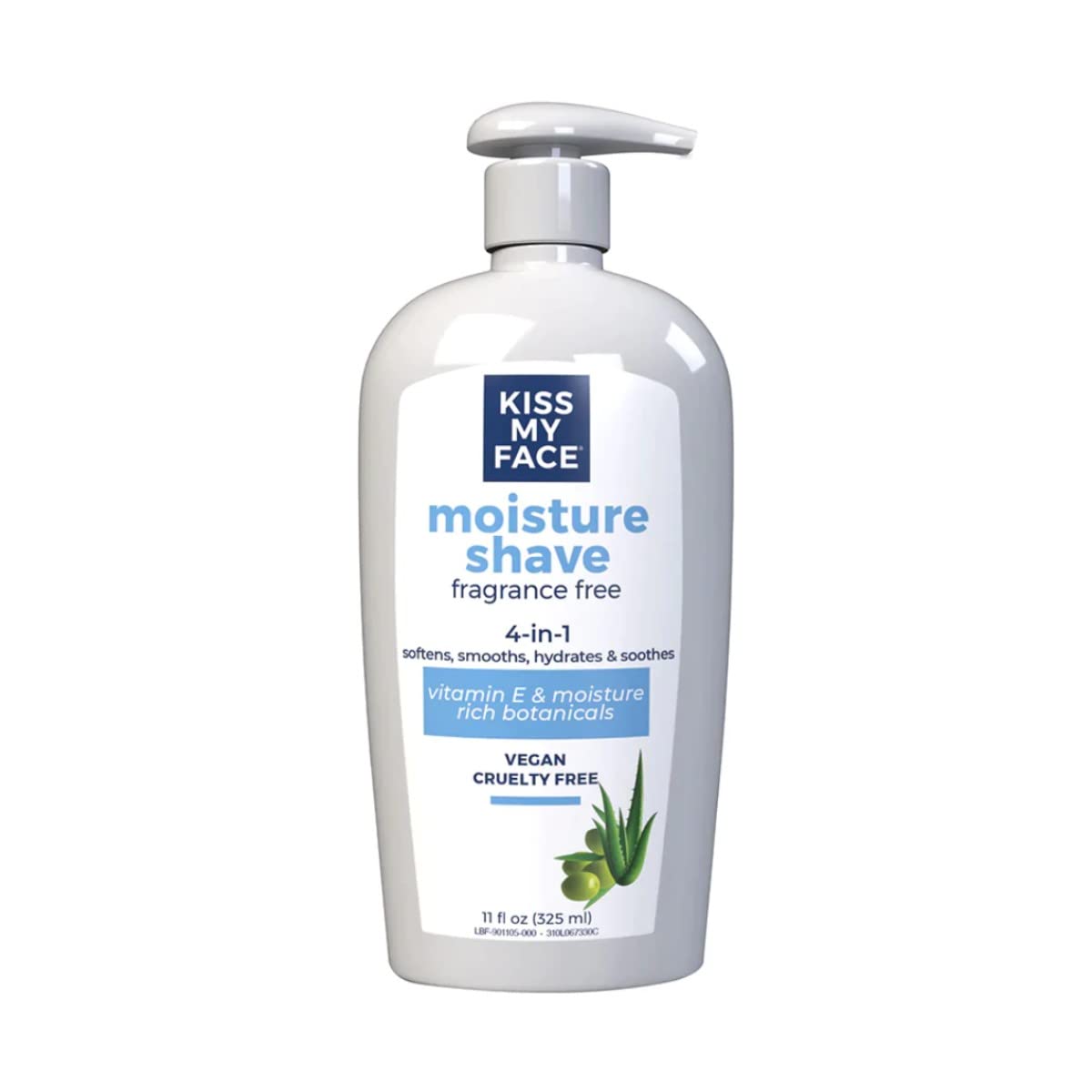 Moisture Shave Cream - Fragrance-Free 4-In-1 Pump, 11 Oz | Pack of 3