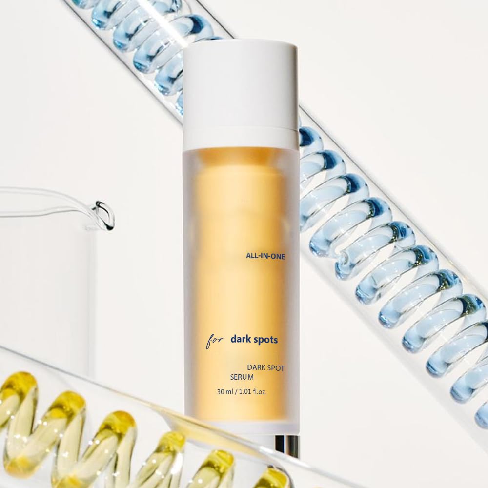 Dark Spot Treatment Serum with Retinol, Glutathione, Niacinamide, Mandelic Acid and Kojic Acid for Face, Natural Discoloration and Acne Scar Fading Solution，30ml