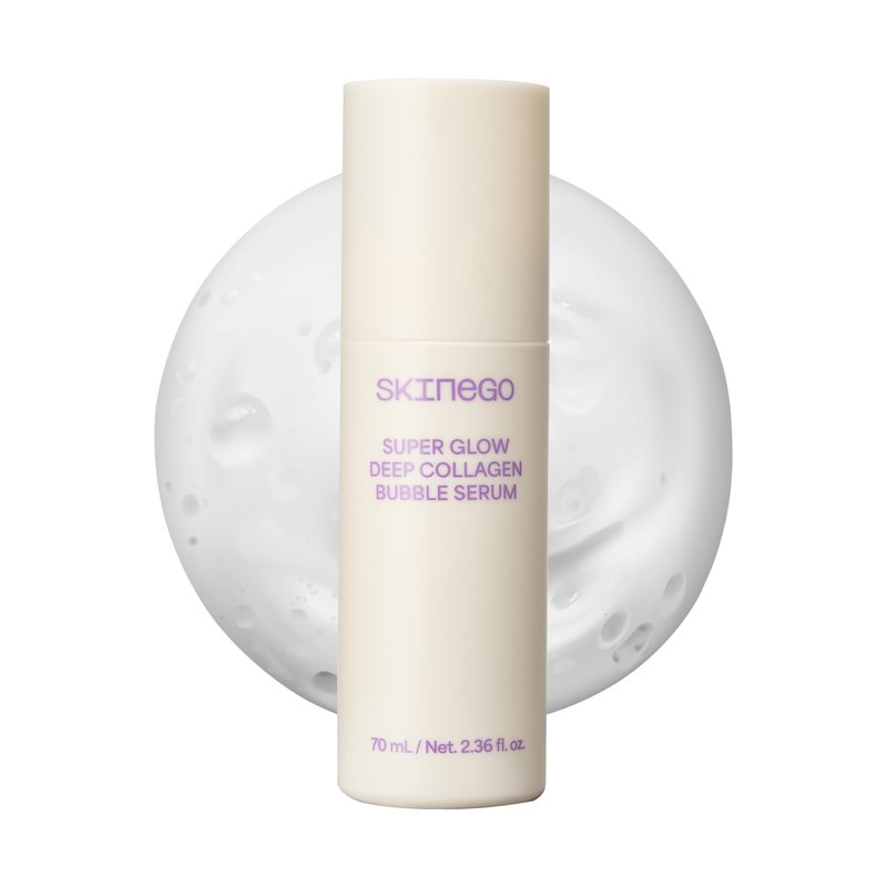 Pharmeus SKINEGO Super Glow Deep Collagen Bubble Serum with 1,005,189ppb Collagen – Anti-Aging, Hydrating, Skin-Firming, Fine Line Care, Korean Skincare – 2.36 fl.oz