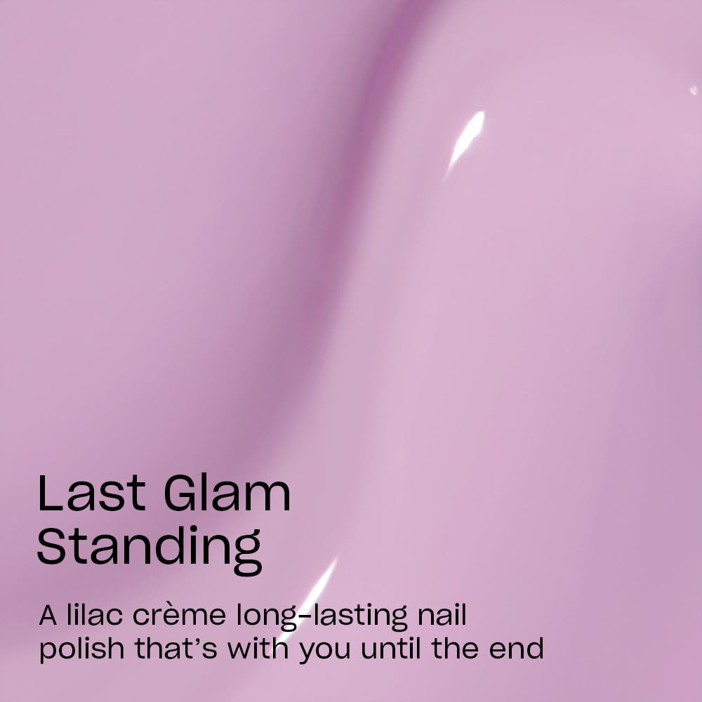 OPI Infinite Shine Last Glam Standing | Opaque Dark Purple Crème Long Wear Gel Like Nail Polish | Vegan, Long Lasting, Streak Free