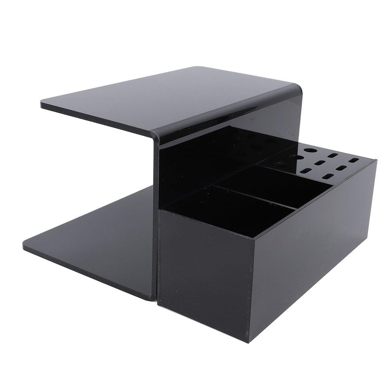 Yosoo Acrylic Eyelash Extension Pillow Shelf Stand, Organizer with 9 Compartments for Eyelash Salons, Eyelash Extension Pillow Shelf Stand Training Schools Eyelash Extension Pillow (Black)