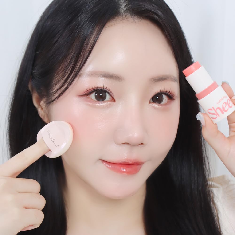 MAKEHEAL SHEER STICK BLUSH, 3 in 1 Multi stick, moisturizing, creamy, lightweight, versatile, easy to use on the go, blends effortlessly, 6g 0.2 Oz (01 BLOSSOM, 0.2 Oz)