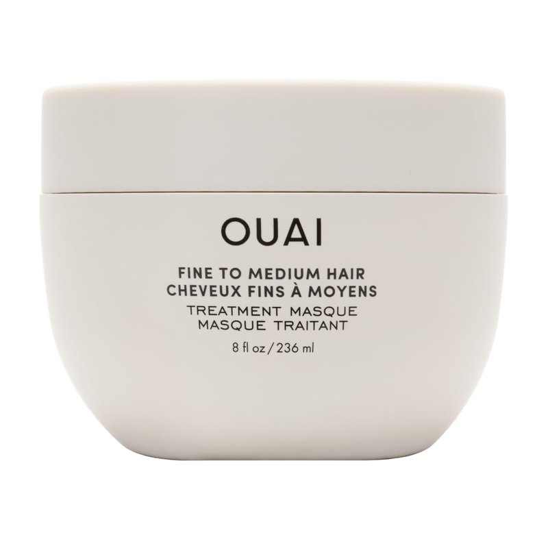 OUAI Hair Treatment Mask - Deep Conditioning for Fine to Medium Hair | Hydrates, Strengthens & Repairs Damage (3.4 oz)