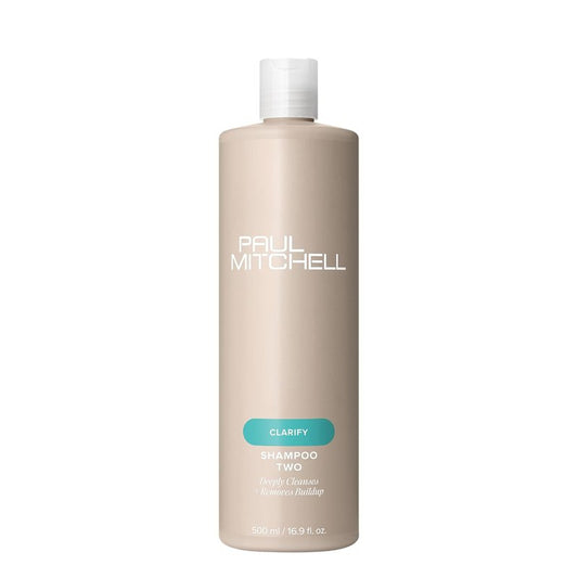 Paul Mitchell Shampoo Two - Clarifying Shampoo for Deep Cleansing | Removes Buildup, Ideal for Oily Hair